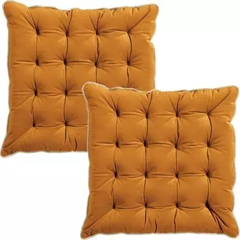 Подушка для стульев Erwin Mller 2er-Pack 204636, 40x7x40 см, оранжевый