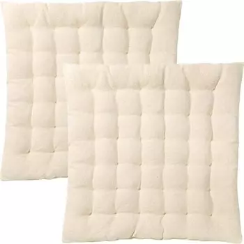 Подушка для стульев Erwin Mller 2er-Pack 200580, 40x3x40 см, кремовый