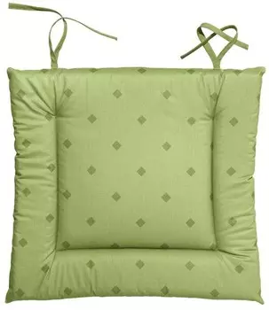 Подушка для стульев Erwin Mller mit Bindebndern 164319, 38x3x41 см, зеленый
