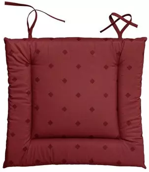 Подушка для стульев Erwin Mller mit Bindebndern 164319, 38x3x41 см цвет burgund