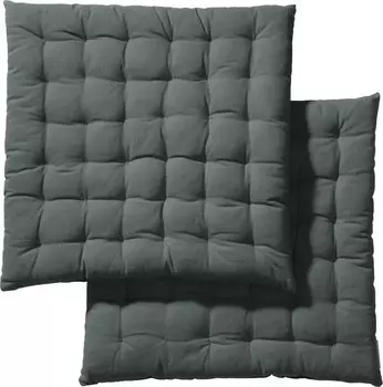 Подушка для стульев REDBEST 2er-Pack 129173, 40x1x40 см, серый