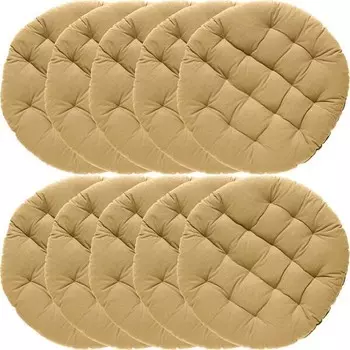 Подушка для стульев REDBEST rund 10er-Pack 200323, 37x1x37 см, бежевый