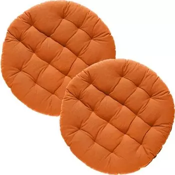 Подушка для стульев REDBEST rund 2er-Pack 200322, 37x1x37 см, оранжевый