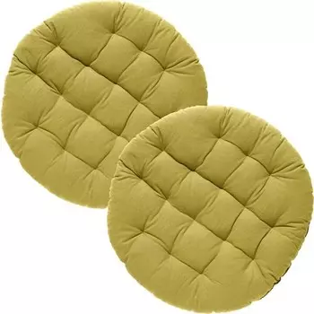 Подушка для стульев REDBEST rund 2er-Pack, 37x1x37 см цвет ocker