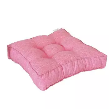 Подушка для стула мягкая на ощупь, высокая эластичность, хорошая устойчивость, удобная дышащая, спокойный цвет, квадратные бисквитные бусины, хлопковая подушка для сиденья, декоративная подушка для гостиной, винно-красный Stuttg, розовый