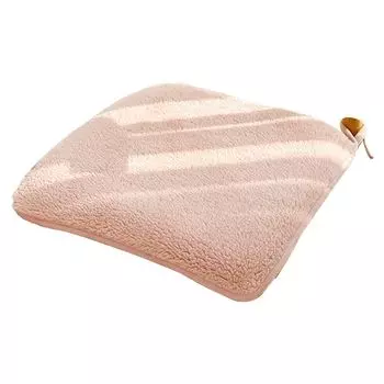 Подушка для стула, мягкая, толстая, плюшевая, удобная, нескользящая, теплая, однотонная, подушка для сиденья, диванная подушка для гостиной, розовая, размер 40 см Stuttg