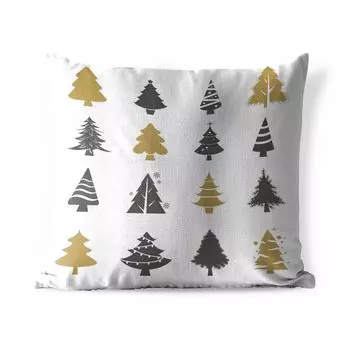 Подушка для улицы MuchoWow - Иллюстрация Рождества - Узор - Рождественская елка - 45x45 см - Устойчивость к атмосферным воздействиям - Подушка для отдыха - Чехлы для подушек - Декоративные чехлы для подушек - Декоративные чехлы для подушек, муль...