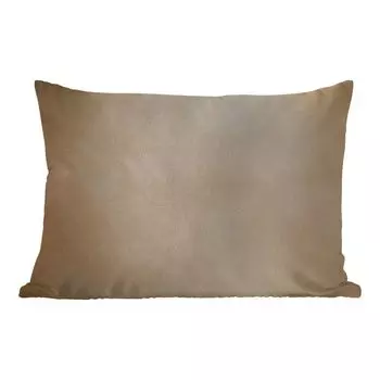 Подушка для улицы MuchoWow - кожа - структурированная - имитация кожи - бежевый - 50x30 см - устойчивая к атмосферным воздействиям - подушка для отдыха - чехол для подушки - хлопчатобумажная ткань - декоративные чехлы для подушек, мультиколор