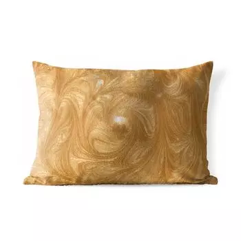 Подушка для улицы MuchoWow - Круг - Золотой - Цвет - 60x40 см - Устойчивость к атмосферным воздействиям - Подушка для отдыха - Чехлы для подушек - Декоративные чехлы для подушек - Декоративные чехлы для подушек, мультиколор