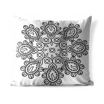 Подушка для улицы MuchoWow - Мандала с цветочными формами - 45x45 см - Устойчивость к атмосферным воздействиям - Подушка для отдыха - Чехлы для подушек - Декоративные чехлы для подушек - Декоративные чехлы для подушек, мультиколор