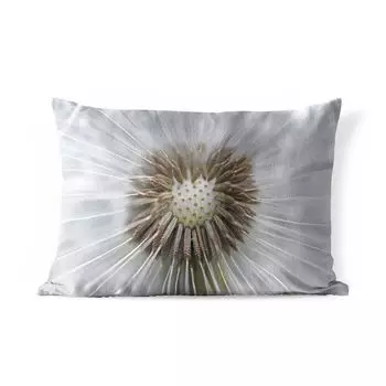 Подушка для улицы MuchoWow - одуванчик, в котором отсутствует несколько семян - 50x30 см - защита от атмосферных воздействий - подушка для отдыха - чехол для подушки - хлопчатобумажная ткань - декоративные чехлы для подушек, мультиколор