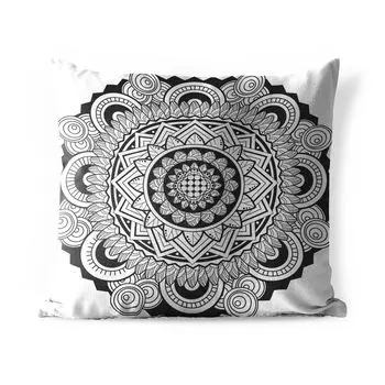 Подушка для улицы MuchoWow - орнамент мандала - 50x50 см - защита от атмосферных воздействий - подушка для отдыха - чехол на подушку - хлопчатобумажная ткань - декоративные чехлы на подушки, мультиколор