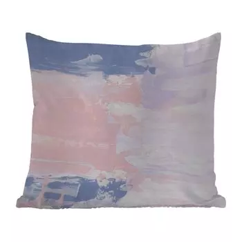 Подушка для улицы MuchoWow - пастель - дизайн - цвет - 40x40 см - защита от атмосферных воздействий - подушка для отдыха - чехол на подушку - хлопчатобумажная ткань - декоративные чехлы на подушки, мультиколор