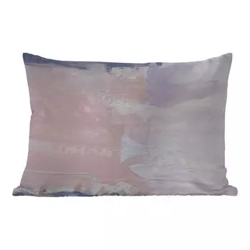 Подушка для улицы MuchoWow - пастель - дизайн - цвет - 50x30 см - защита от атмосферных воздействий - подушка для отдыха - чехол на подушку - хлопчатобумажная ткань - декоративные чехлы на подушки, мультиколор