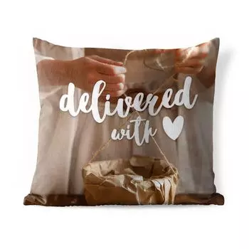 Подушка для улицы MuchoWow - Пословицы - Цитаты - «Освобожденный любовью» - 60x60 см - Устойчивость к атмосферным воздействиям - Подушка для отдыха - Чехлы для подушек - Декоративные чехлы для подушек - Декоративные чехлы для подушек, мультиколо...