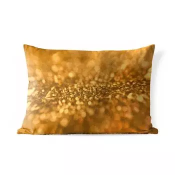 Подушка для улицы MuchoWow — Желтый блеск с размытым фоном — 60x40 см — Устойчивость к атмосферным воздействиям — Подушка для отдыха — Чехлы для подушек — Декоративные чехлы для подушек — Декоративные чехлы для подушек, мультиколор