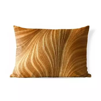 Подушка для улицы MuchoWow — Золотой цвет крупным планом — 60x40 см — Устойчивость к атмосферным воздействиям — Подушка для отдыха — Чехлы для подушек — Декоративные чехлы для подушек — Декоративные чехлы для подушек, мультиколор