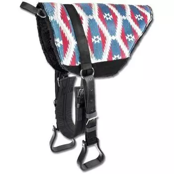 Подушка для верховой езды Bare-Back-Pad синяя/красная WALDHAUSEN, синий красный