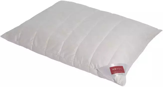 Подушка для волос Hefel из натуральной шерсти "Чистая шерсть. Хороший сон начинается с правильной подушки" 80х80 см, белый