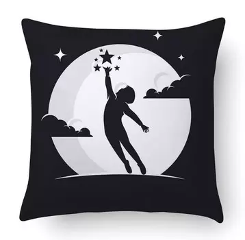 Подушка Dmora mit Digitaldruck, 40x5x40 см, многоцветный