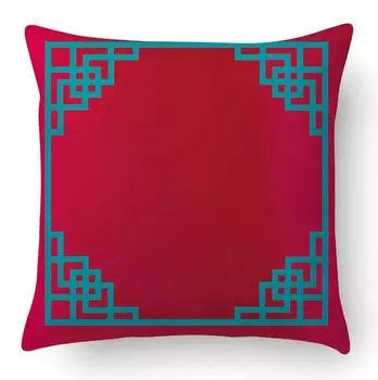 Подушка Dmora mit Digitaldruck, 40x5x40 см, многоцветный