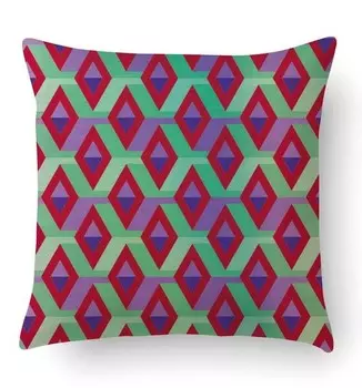 Подушка Dmora mit Digitaldruck, 40x5x40 см, многоцветный