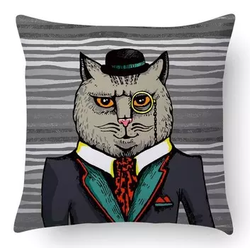 Подушка Dmora mit Digitaldruck, 40x5x40 см, многоцветный