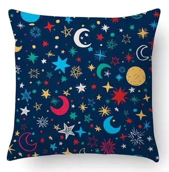 Подушка Dmora mit Digitaldruck, 40x5x40 см, многоцветный