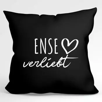 Подушка Ense in love, идея подарка, сувенир, наволочка на день рождения, Рождество Hellweg Druckerei