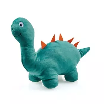 Подушка-фигурка динозавра Nuvomon - зеленая - 30x40 см