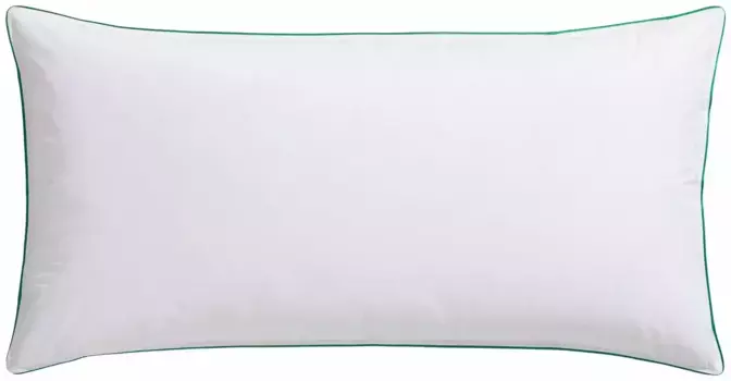 Подушка fjdur 3-камерная "Фея", наполнитель: внешняя камера 90% пух, 10% перо, чехол: 100% хлопок, (1 штука), поддерживающая и уютная 80х80 см, белый