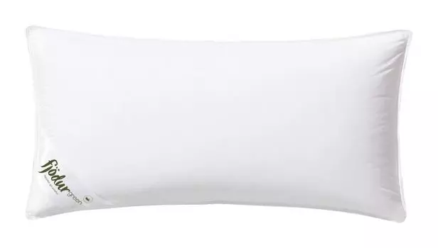 Подушка fjdur органическая 3-камерная твердая 40х80см "fjdur green Fortuna" Снаружи: 50% пух Внутри: 100% перья 100% органический хлопок Otto Keller