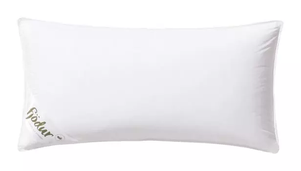 Подушка fjdur Premium 3-камерная мягкая 40х80см "fjdur Frida" Снаружи 90% пух Внутри 100% перо 100% хлопок Otto Keller