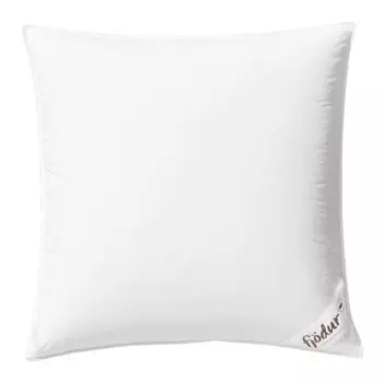 Подушка fjdur Premium 3-камерная мягкая 80х80см "fjdur Frida" Снаружи 90% пух Внутри 100% перо 100% хлопок Otto Keller