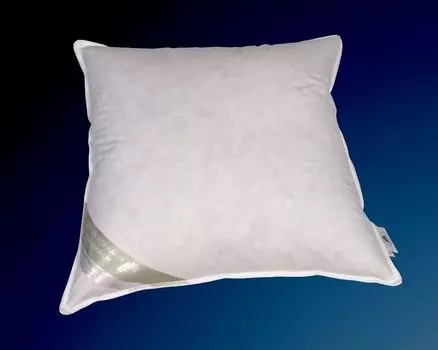 Подушка FRANCE подушка перьевая подушка 65x65 см 15% пух прочный 900 г твердый Betten Hofmann