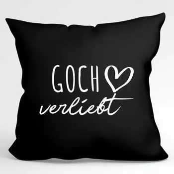 Подушка Goch in love, подушка, идея подарка, сувенир, наволочка на день рождения, Рождество Hellweg Druckerei