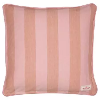 Подушка Greengate ALFRIDA Коралл 50x50 Чехол на подушку в полоску хлопок