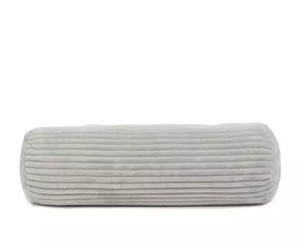 Подушка Gzze в виде шнура с наполнителем 70 x 22 см, серебро