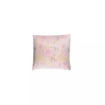 Подушка HappyNest Farm, с цветочным принтом, розовая, 30% гусиный пух, 60х60 см