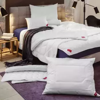 Подушка Hefel из натурального волокна "Чистый бамбук", (1 шт.), идеальна для лета! 60х40 см, белый