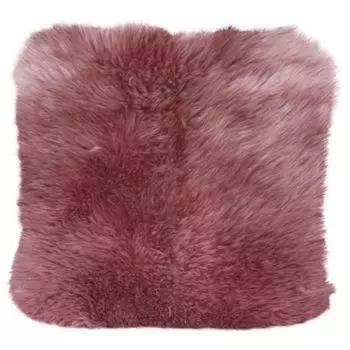 Подушка Heitmann из кожи ягненка декоративная подушка Heitmann цвет: лиловый