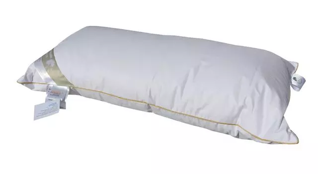 Подушка Hofmann Franken Fluffy 3-камерная 40х80 см с мягким пуховым чехлом Betten Hofmann