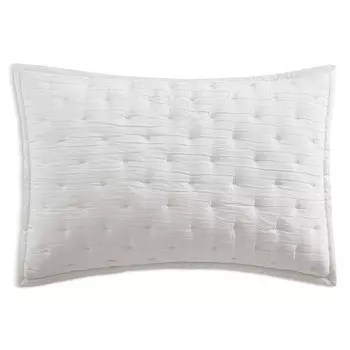 Подушка Home Meditate Linen Silk Standard Sham Donna Karan, слоновая кость/кремовый