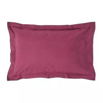 Подушка Homescapesbezug Fadendichte 200, 48x1x74 см, бордовый