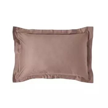 Подушка Homescapesbezug Fadendichte 400, 48x1x74 см, коричневый