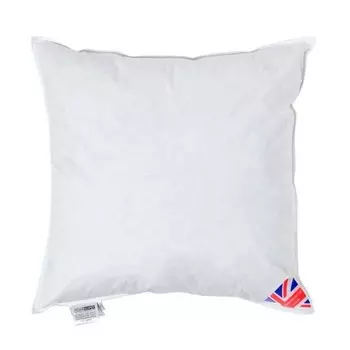 Подушка Homescapesfllung, Entendaunen, 55x5x55 см, белый