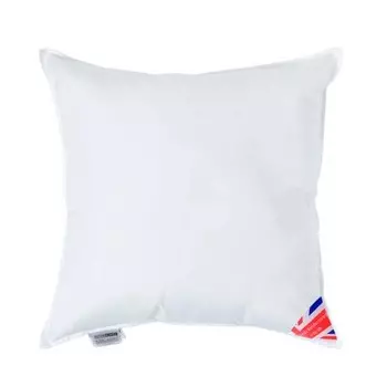 Подушка Homescapesfllung, Super-Mikrofaser, 55x5x55 см, белый