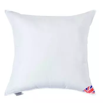 Подушка Homescapesfllung, Super-Mikrofaser, 70x5x70 см, белый