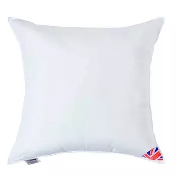 Подушка Homescapesfllung, Super-Mikrofaser, 80x5x80 см, белый