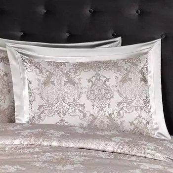 Подушка House of Textiles Raphael Silk King Sham Togas, серебряный